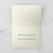 Carte de Noël Frohe Weihnachten en allemand (Intérieur)