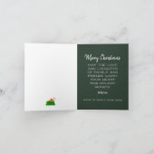 Carte de Noël frolique et festive de Bull Terrier (Intérieur)