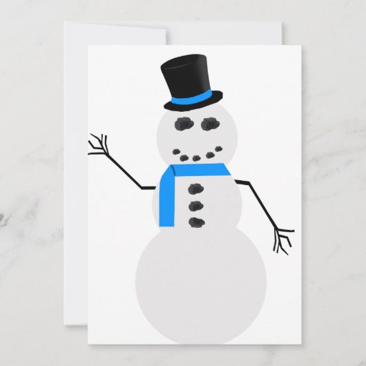 Carte de Noël Frosty (Devant)