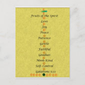 Carte de Noël - fruits de l'esprit (Devant)