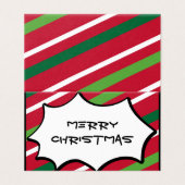 Carte de Noël funky #HolidayZ (Outside Unfolded)