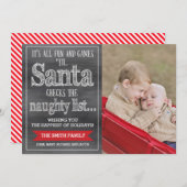 Carte de Noël Funny, Carte photo de vacances (Devant / Derrière)