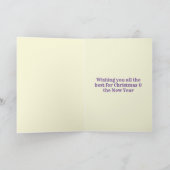 Carte de Noël Funny Muletide (Intérieur)