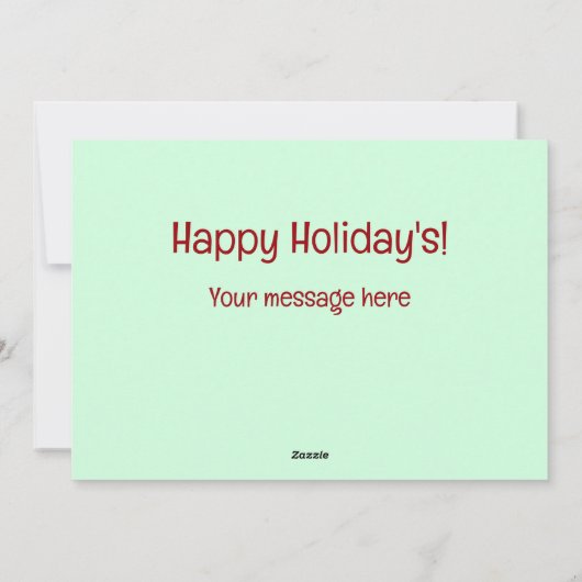 Carte de Noël Funny Wine (Dos)