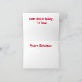 Carte de Noël G : Mieux vaut ne pas bouder (Intérieur)