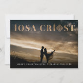 Carte de Noël Gaelic Íosa Críost (Devant)