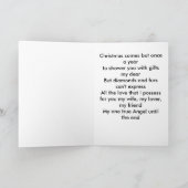 Carte de Noël Gay Angel (Intérieur)