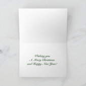 Carte de Noël Gay Pride simple et élégante (Intérieur)