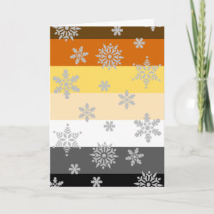 Carte de Noël Gay Pride simple et élégante