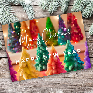 Carte de Noël Gay Rainbow