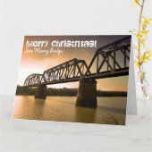 Carte de Noël géante de pont de Murray (Fleur jaune)