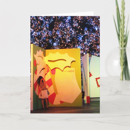 Carte de Noël géante en Bangkok, Thaïlande (Devant)