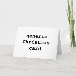 Carte de Noël générique