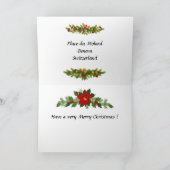 Carte de Noël - Genève, Suisse (Intérieur)