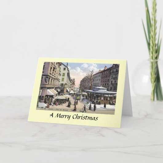 Carte de Noël - Genève, Suisse (Devant)