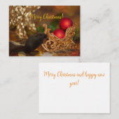 Carte de Noël gerbil amant animal de compagnie per (Devant / Derrière)