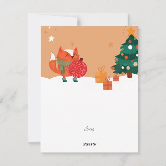 Carte de Noël - Gift Mountain (Dos)