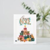 Carte de Noël - Gift Mountain (Debout devant)