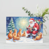 Carte de Noël Ginger Colour Cats (Debout devant)