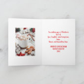 CARTE DE NOËL GINGERBREAD NIECE (Intérieur)