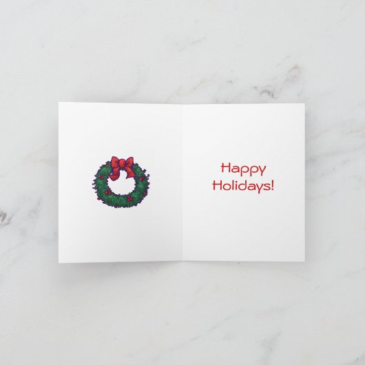 Carte de Noël Giraffe (Intérieur)