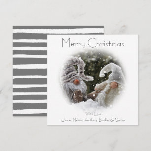 Carte de Noël Gnome Imp Fête de Noël
