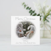 Carte de Noël Gnome | Imp | Fête de Noël (Debout devant)