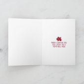 Carte de Noël Gnome lanterne (Intérieur)