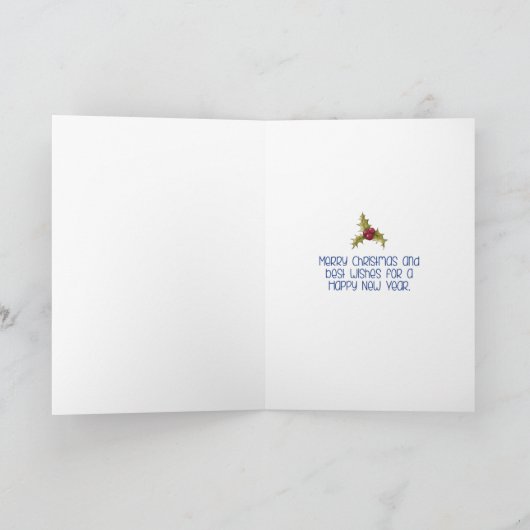 Carte de Noël Gnome Rabbit Ski (Intérieur)