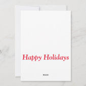 Carte de Noël Gnomes (Dos)