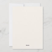 Carte de Noël Gnomes personnalisée (Dos)