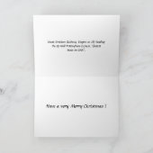 Carte de Noël - GNR Train (Intérieur)
