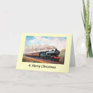 Carte de Noël - GNR Train