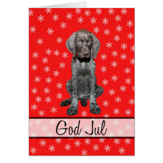 Carte de Noël God Jul Swedisch