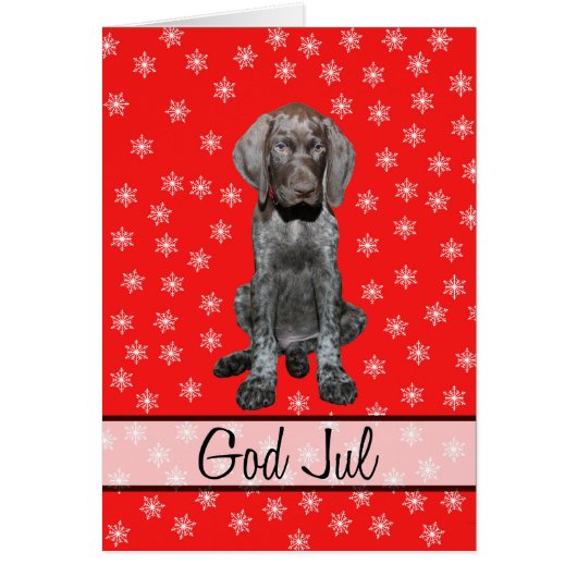 Carte de Noël God Jul Swedisch (Devant)