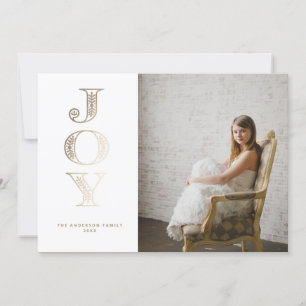 Carte de Noël Gold Foil