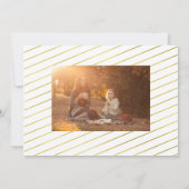 Carte de Noël Gold Joyer Script (Dos)