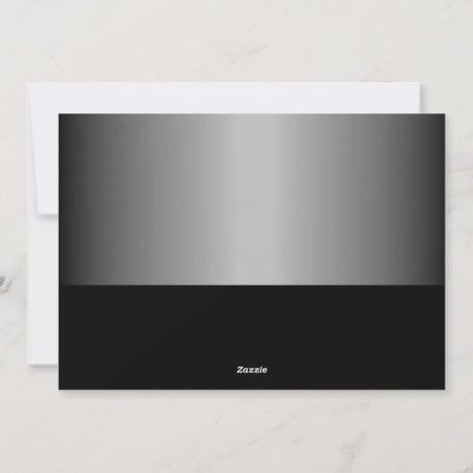 Carte de Noël Gold Orament (Dos)