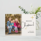 Carte de Noël Gold Star (Debout devant)