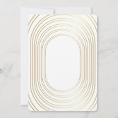 Carte de Noël Gold White (Dos)