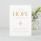 Carte de Noël Golden Hope (Debout devant)