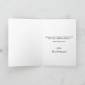 Carte de Noël Golden Retriever (Intérieur)