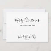 Carte de Noël Golden Retriever - Chien mignon (Dos)