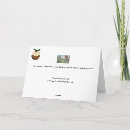 Carte de Noël - Golf - Stymied (Dos)