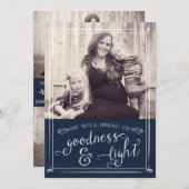 Carte de Noël Goodness and Light Collage (Devant / Derrière)