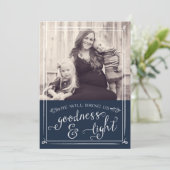 Carte de Noël Goodness and Light Collage (Debout devant)