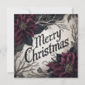carte de Noël gothique (Devant)