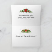 Carte de Noël - GPO, Sydney, NSW, Australie (Intérieur)