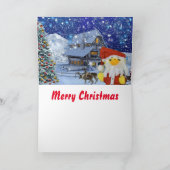 Carte de Noël graffiti Joyeux Noël (Intérieur)