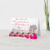 Carte de Noël Grand Dame III (Devant)